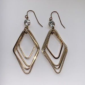Dangly Rectangle Earrings